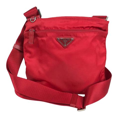 prada red small bag|prada small nylon bag.